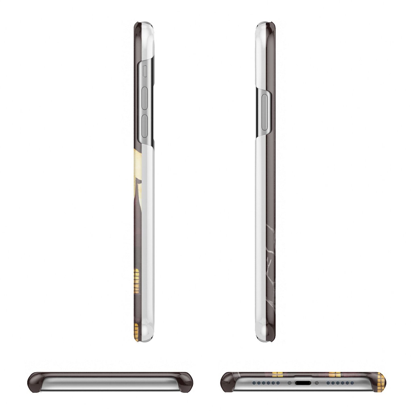 Halloween Haunted House Apple iPhone XR 3D Wrap Snap Case Angled Images on White Phone