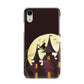 Halloween Haunted House Apple iPhone XR White 3D Snap Case