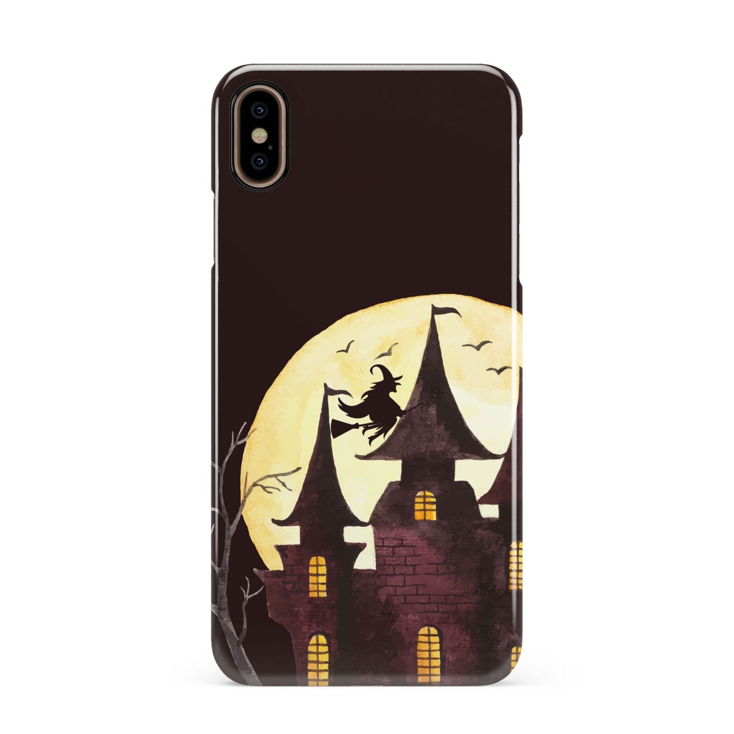 Halloween Haunted House Apple iPhone Xs Max 3D Snap Case