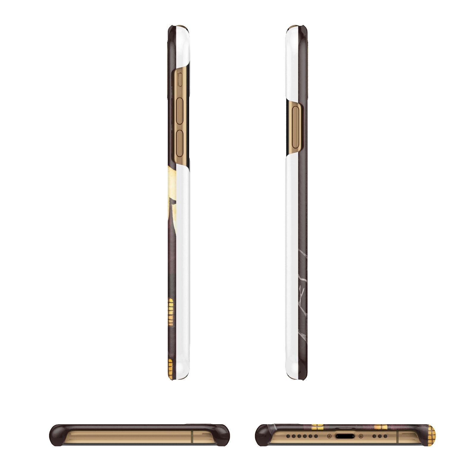 Halloween Haunted House iPhone 11 3D Snap Case Angle Images