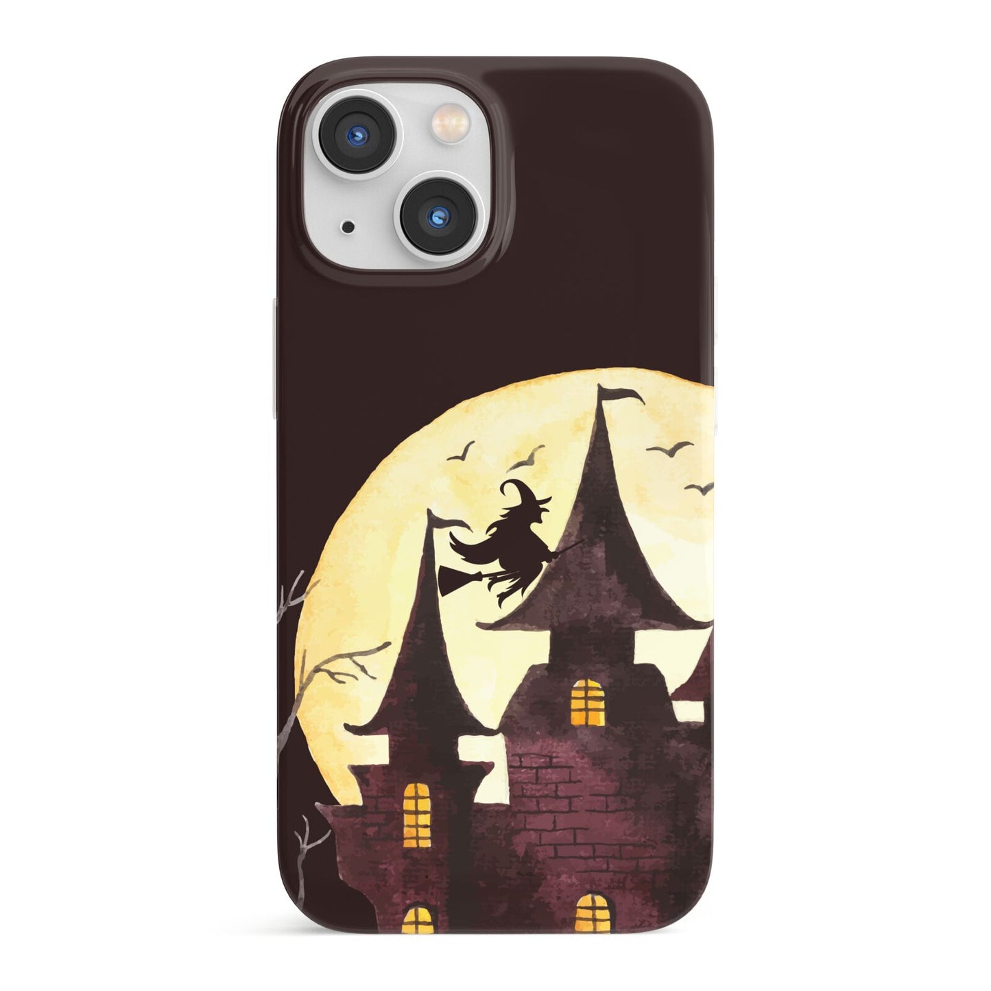 Halloween Haunted House iPhone 13 Mini Full Wrap 3D Snap Case