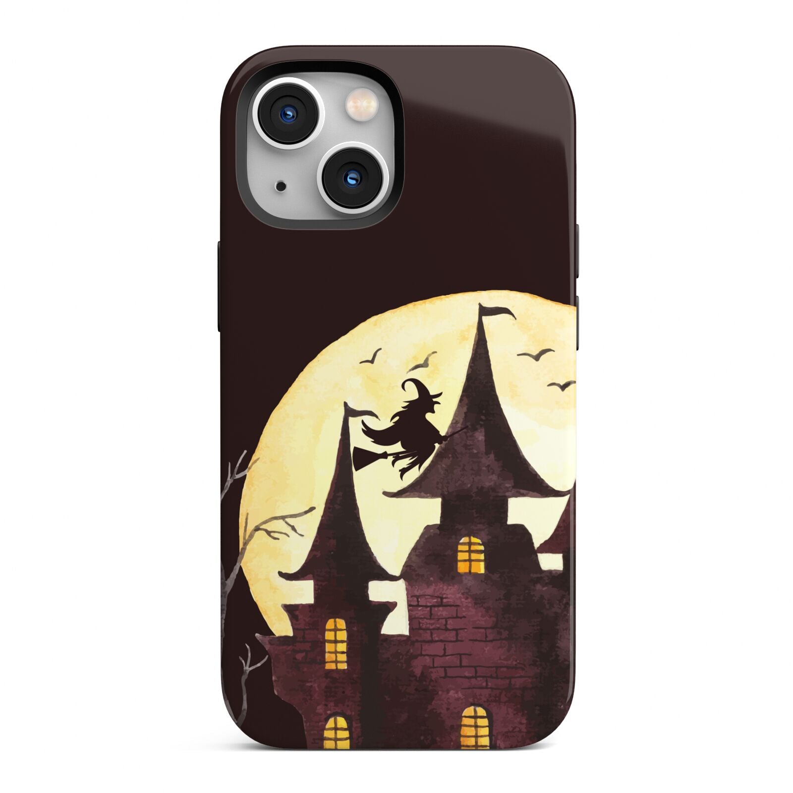 Halloween Haunted House iPhone 13 Mini Full Wrap 3D Tough Case