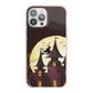 Halloween Haunted House iPhone 13 Pro Max TPU Impact Case with Pink Edges