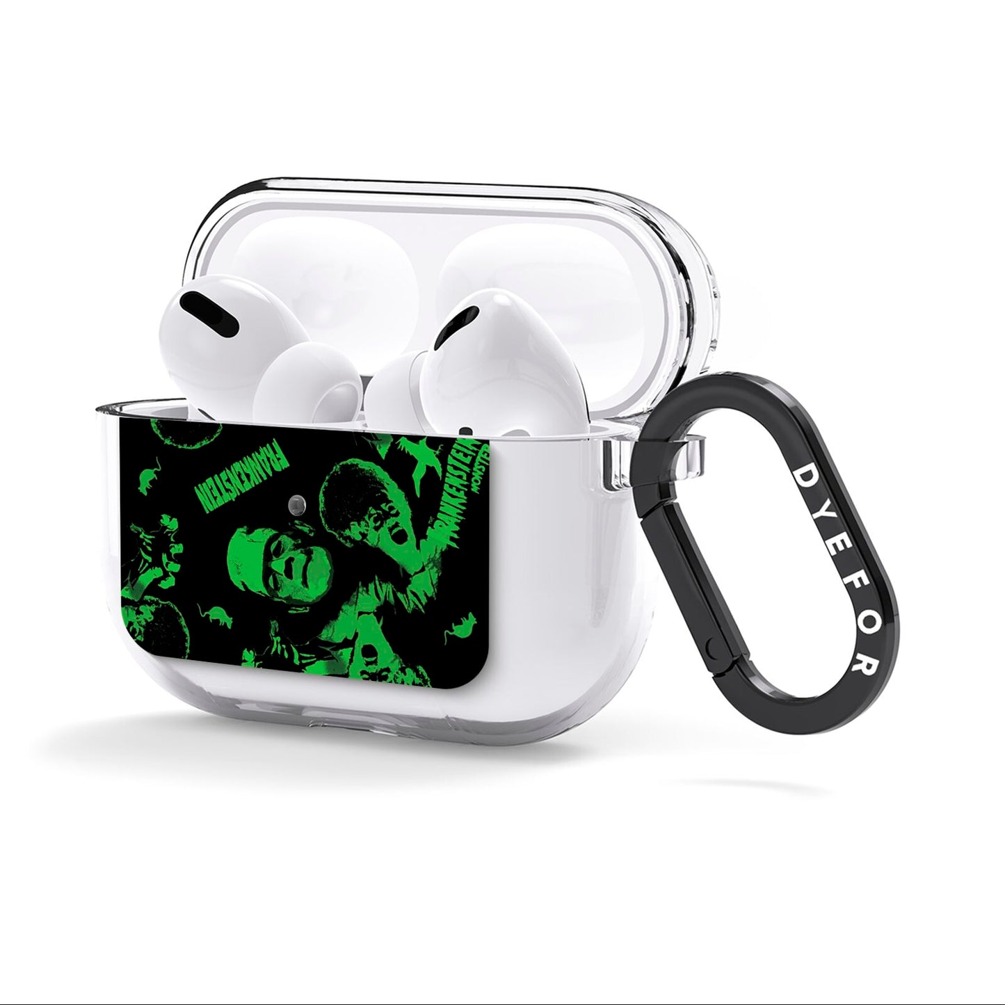Halloween Monster AirPods Clear Case 3rd Gen Side Image