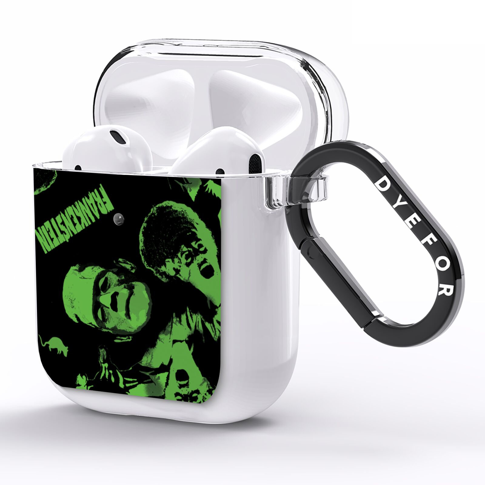 Halloween Monster AirPods Clear Case Side Image