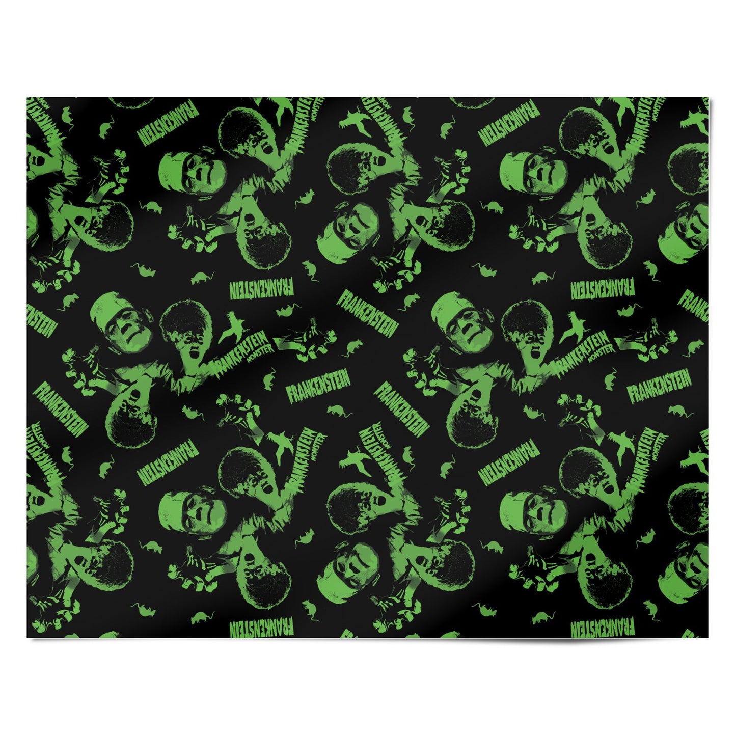 Halloween Monster Personalised Wrapping Paper Alternative