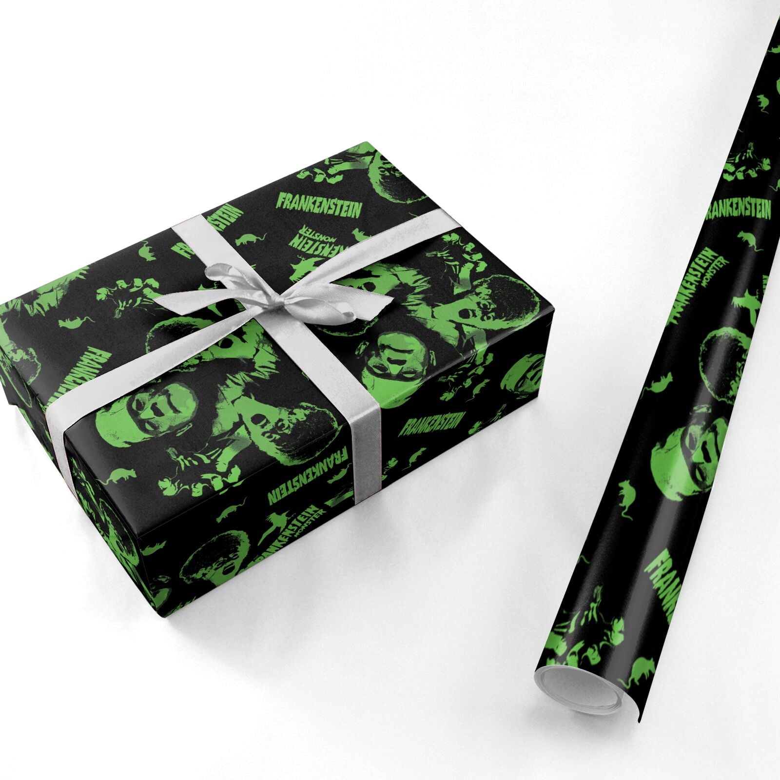 Halloween Monster Personalised Wrapping Paper