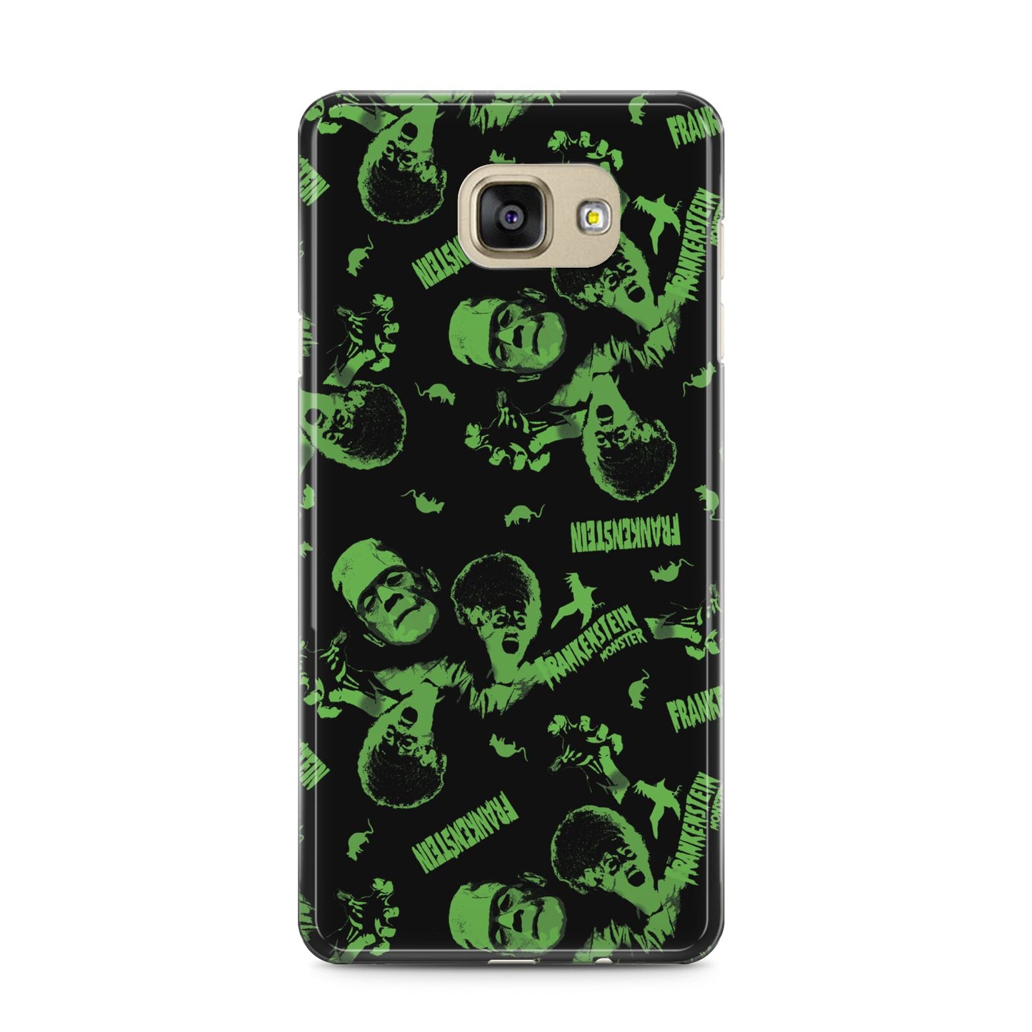 Halloween Monster Samsung Galaxy A5 2016 Case on gold phone