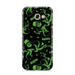 Halloween Monster Samsung Galaxy A5 2017 Case on gold phone