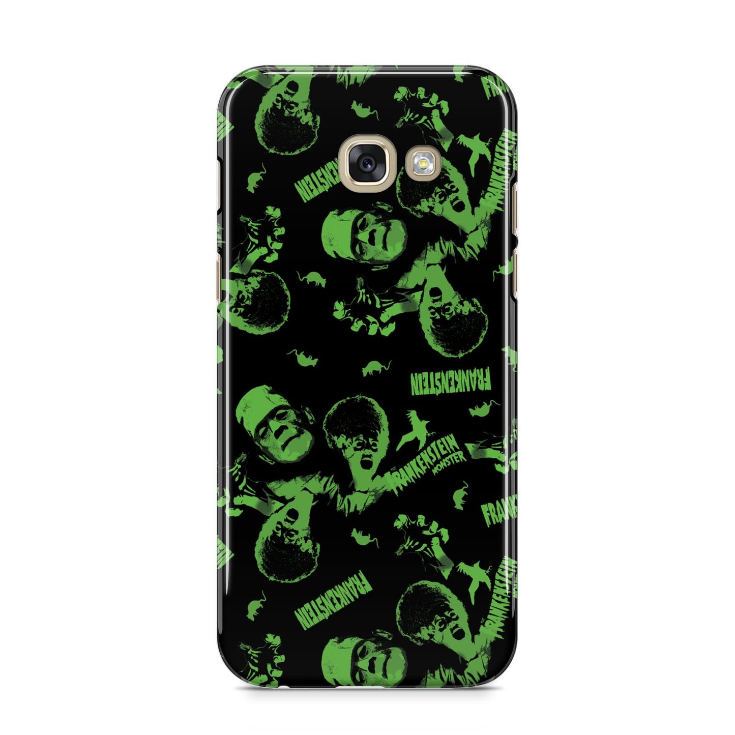Halloween Monster Samsung Galaxy A5 2017 Case on gold phone