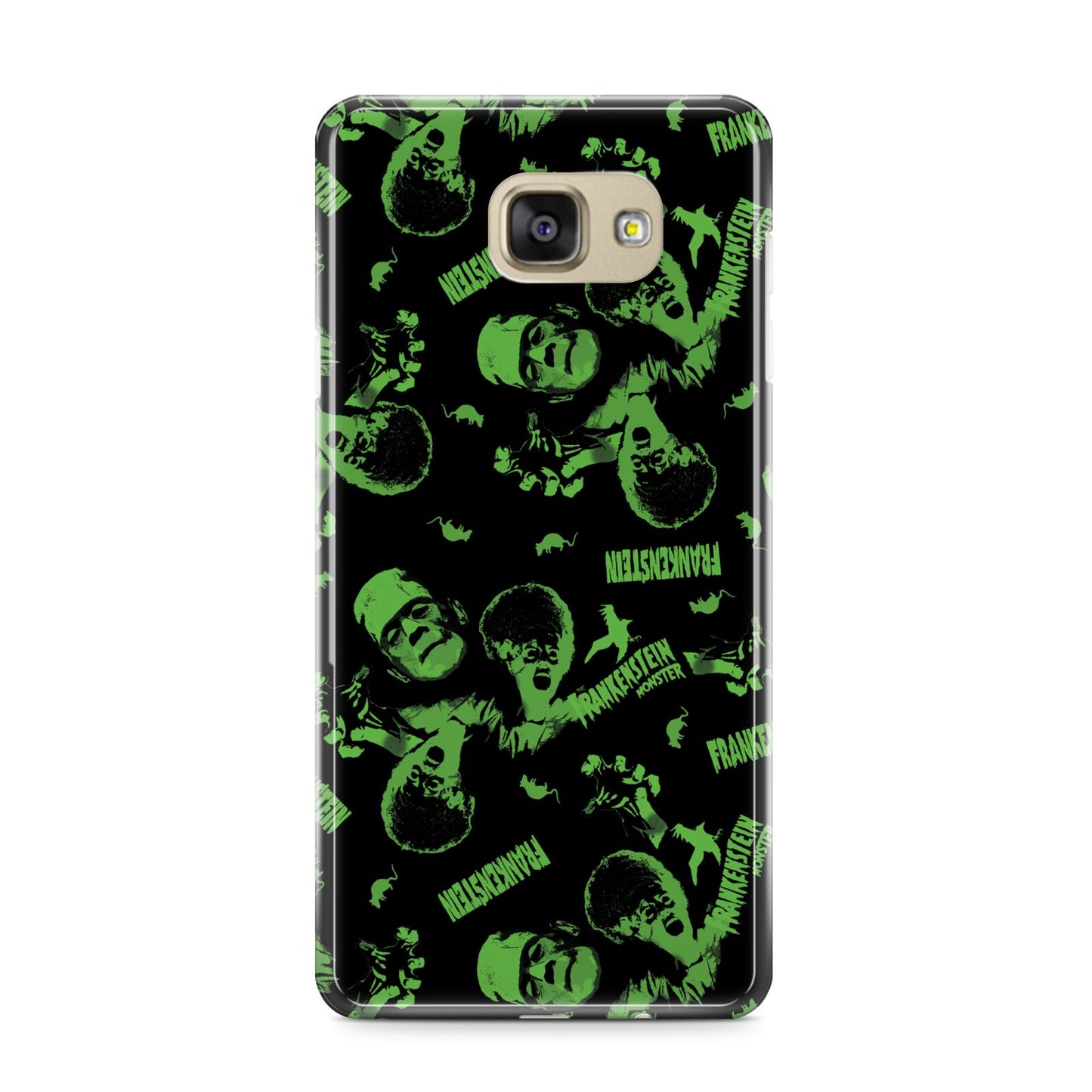 Halloween Monster Samsung Galaxy A9 2016 Case on gold phone