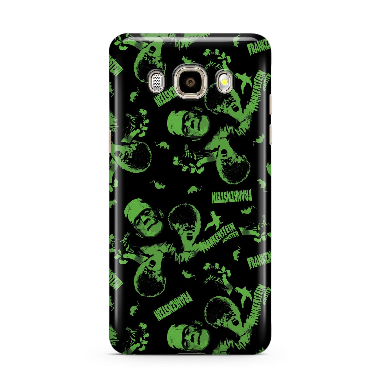 Halloween Monster Samsung Galaxy J7 2016 Case on gold phone