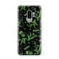 Halloween Monster Samsung Galaxy S9 Plus Case on Silver phone