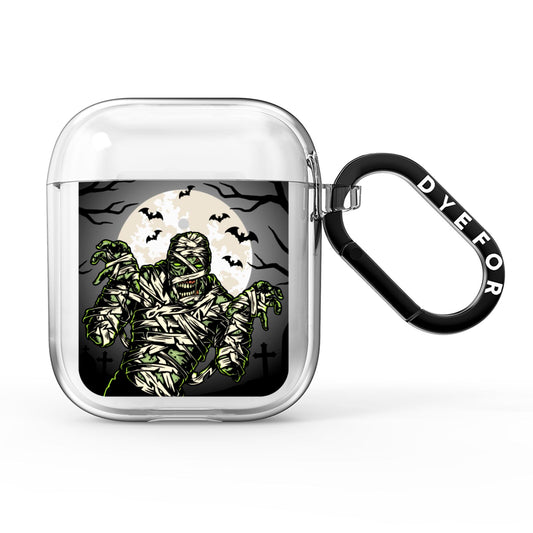 Halloween Mummy AirPods Clear Case