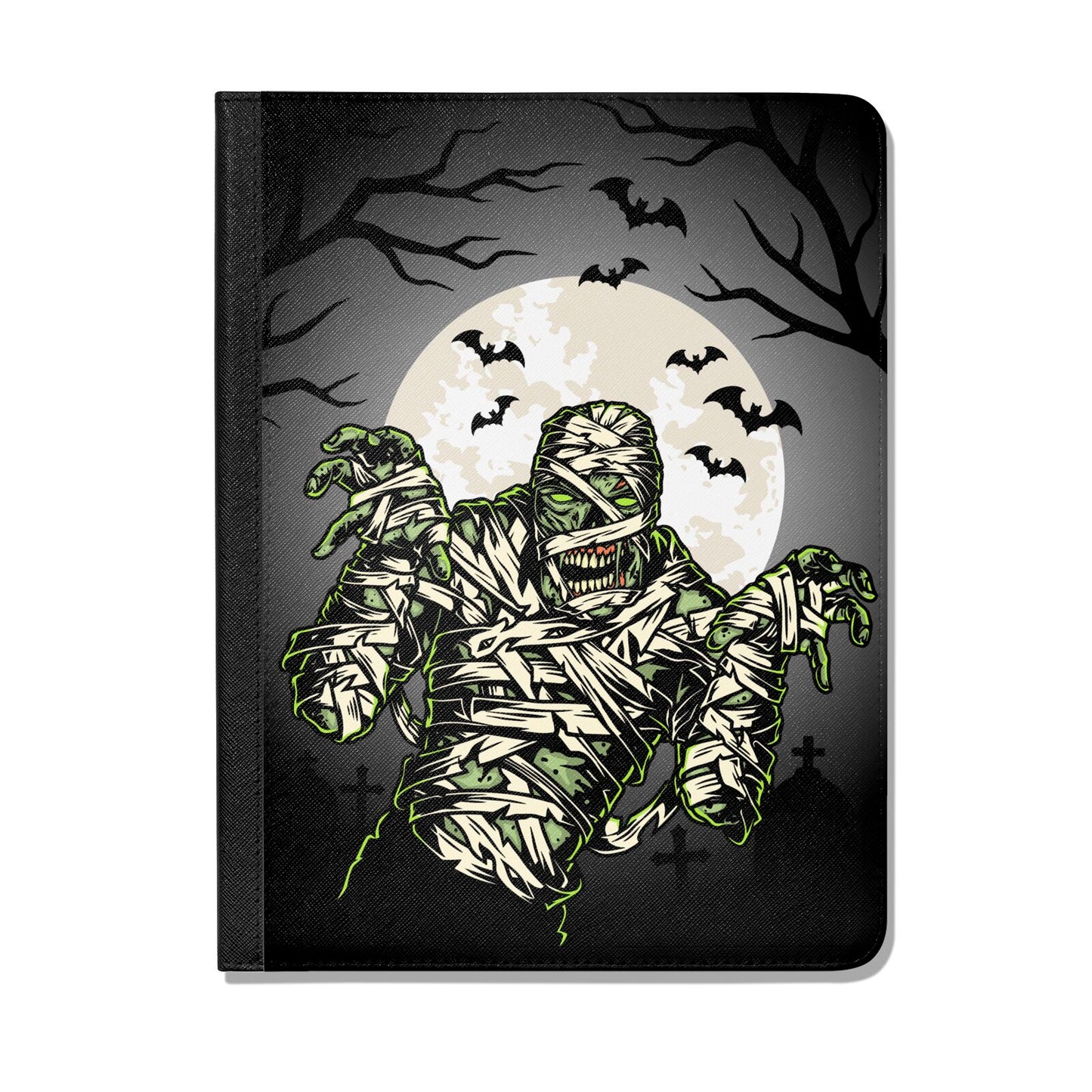 Halloween Mummy Apple iPad Leather Folio Case