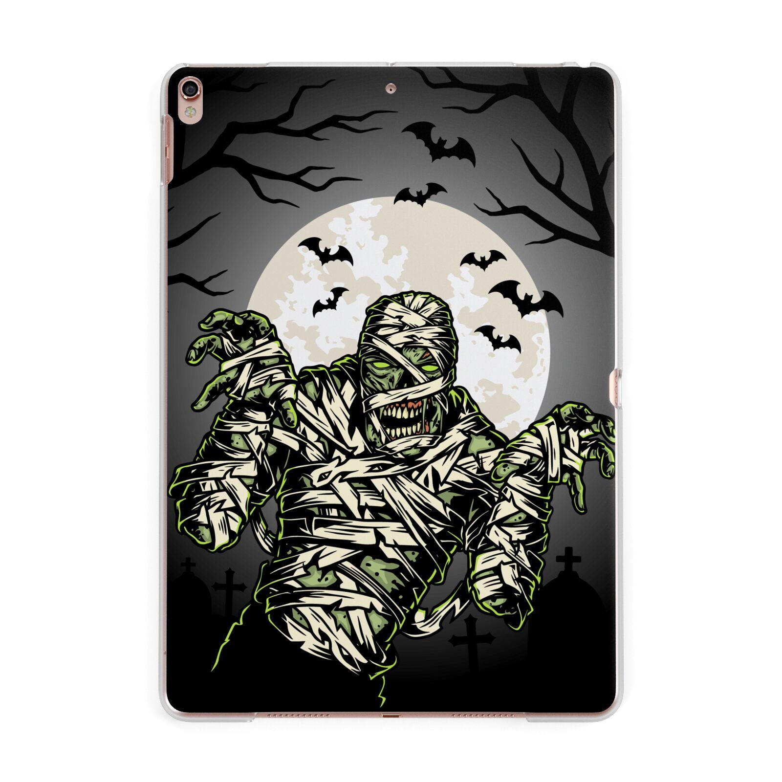 Halloween Mummy Apple iPad Rose Gold Case