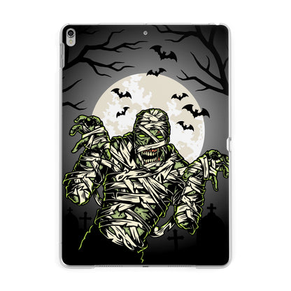Halloween Mummy Apple iPad Silver Case