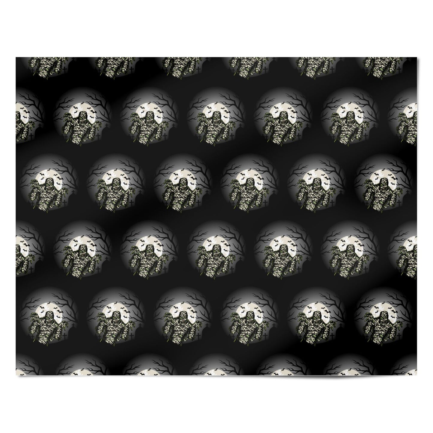 Halloween Mummy Personalised Wrapping Paper Alternative