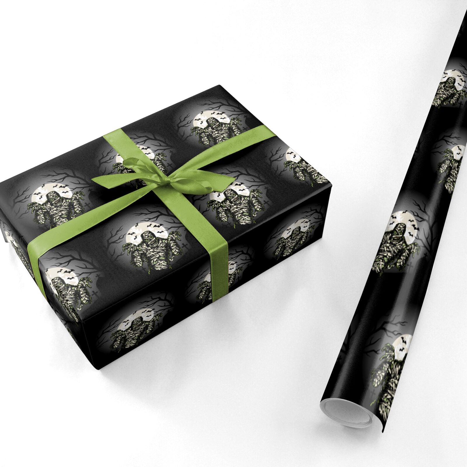 Halloween Mummy Personalised Wrapping Paper