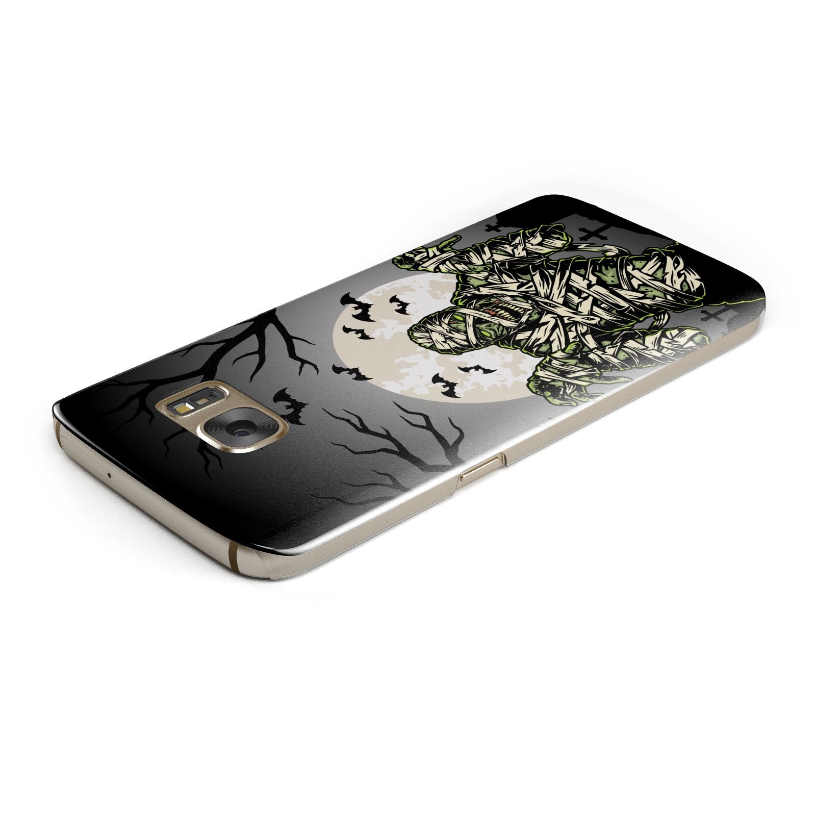 Halloween Mummy Samsung Galaxy Case Top Cutout