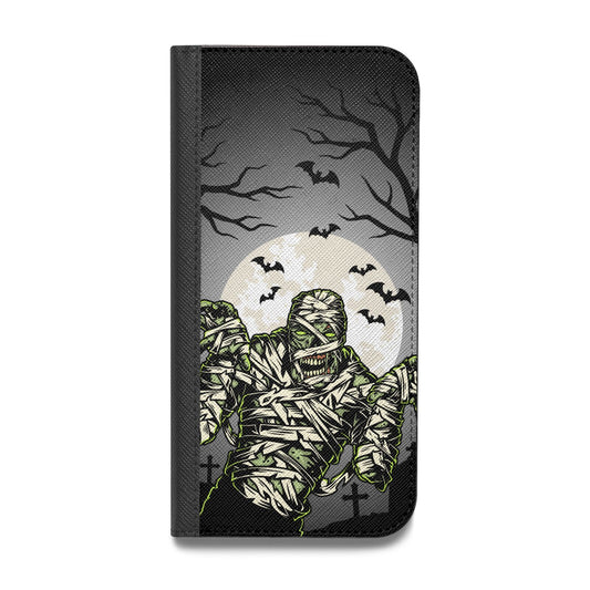 Halloween Mummy Vegan Leather Flip Samsung Case