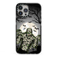Halloween Mummy iPhone 13 Pro Max Black Impact Case on Silver phone