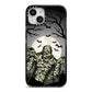 Halloween Mummy iPhone 14 Black Impact Case on Silver phone