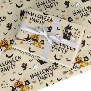 Halloween Party Wrapping Paper
