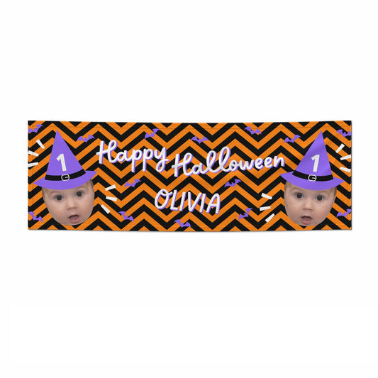 Halloween Personalised Face 6x2 Paper Banner
