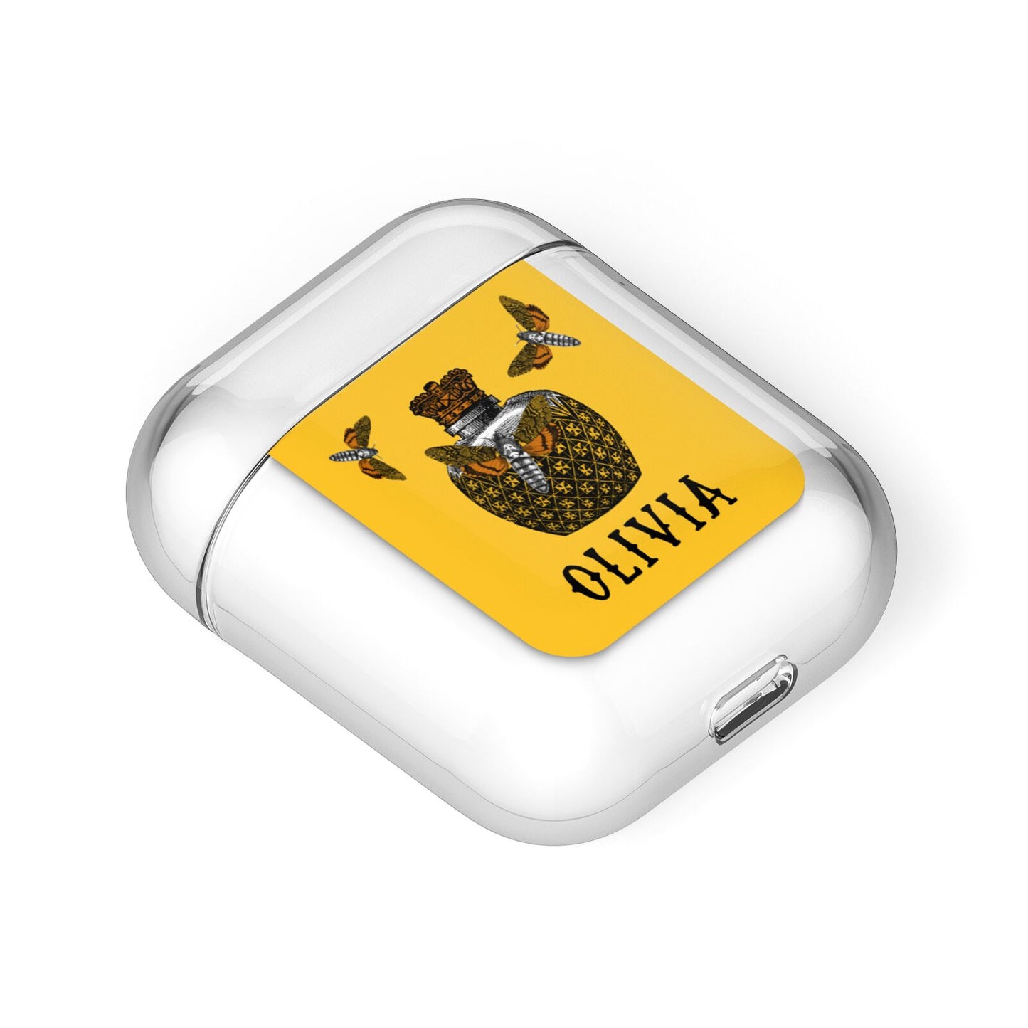Halloween Potion Personalised AirPods Case Laid Flat