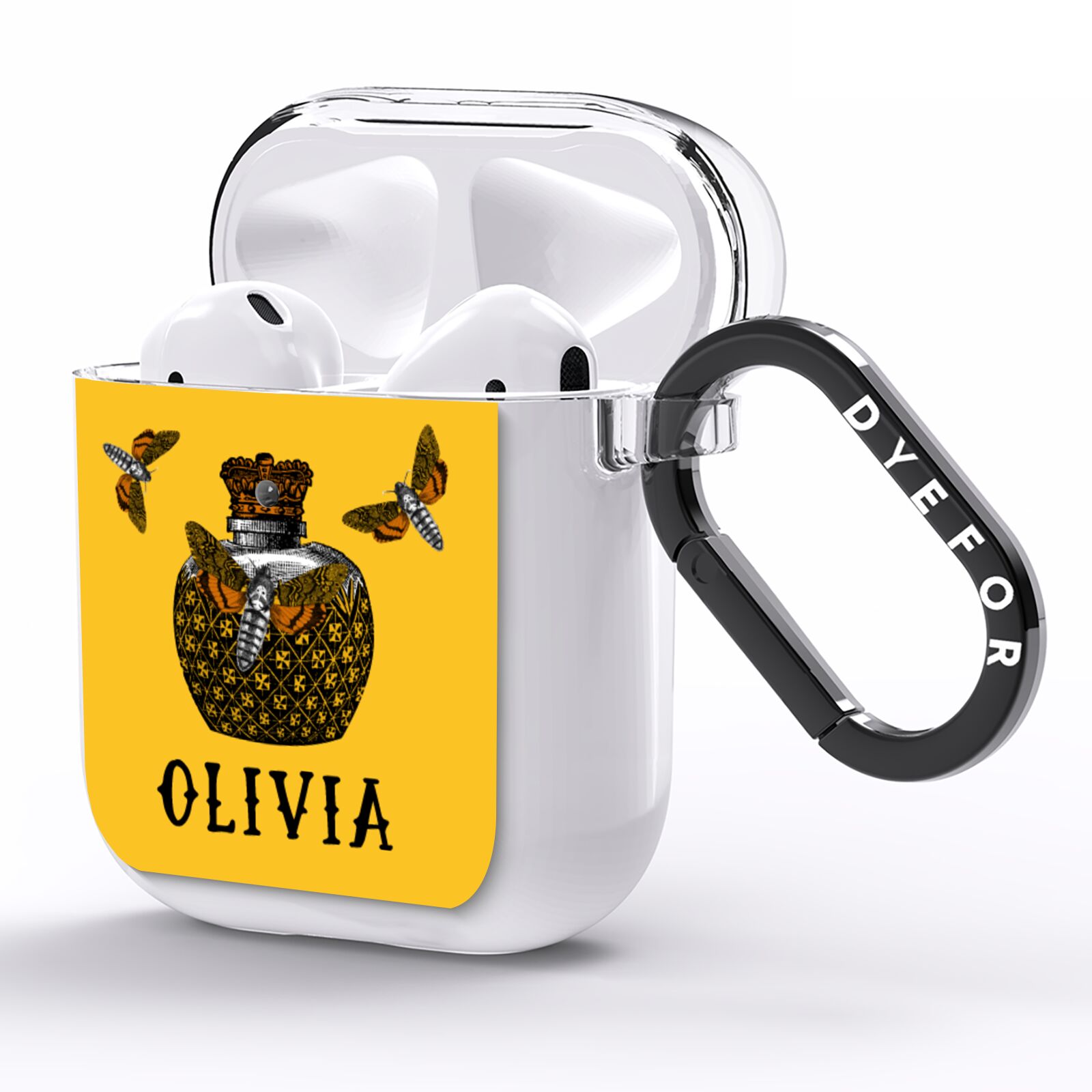 Halloween Potion Personalised AirPods Clear Case Side Image