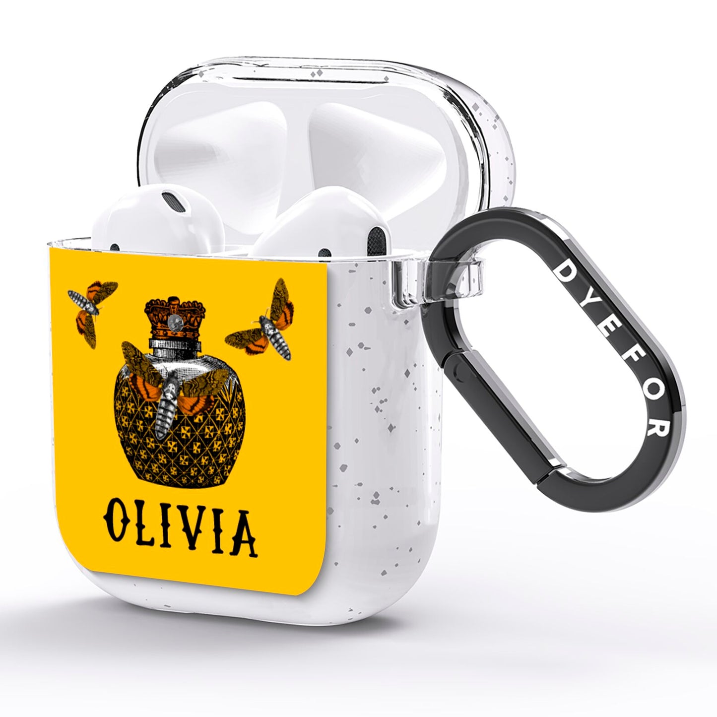 Halloween Potion Personalised AirPods Glitter Case Side Image