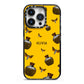Halloween Potion Personalised iPhone 14 Pro Black Impact Case on Silver phone