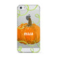 Halloween Pumpkin Personalised Apple iPhone 5 Case