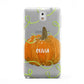 Halloween Pumpkin Personalised Samsung Galaxy Note 3 Case