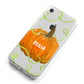 Halloween Pumpkin Personalised iPhone 8 Bumper Case on Silver iPhone Alternative Image