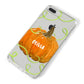 Halloween Pumpkin Personalised iPhone 8 Plus Bumper Case on Silver iPhone Alternative Image