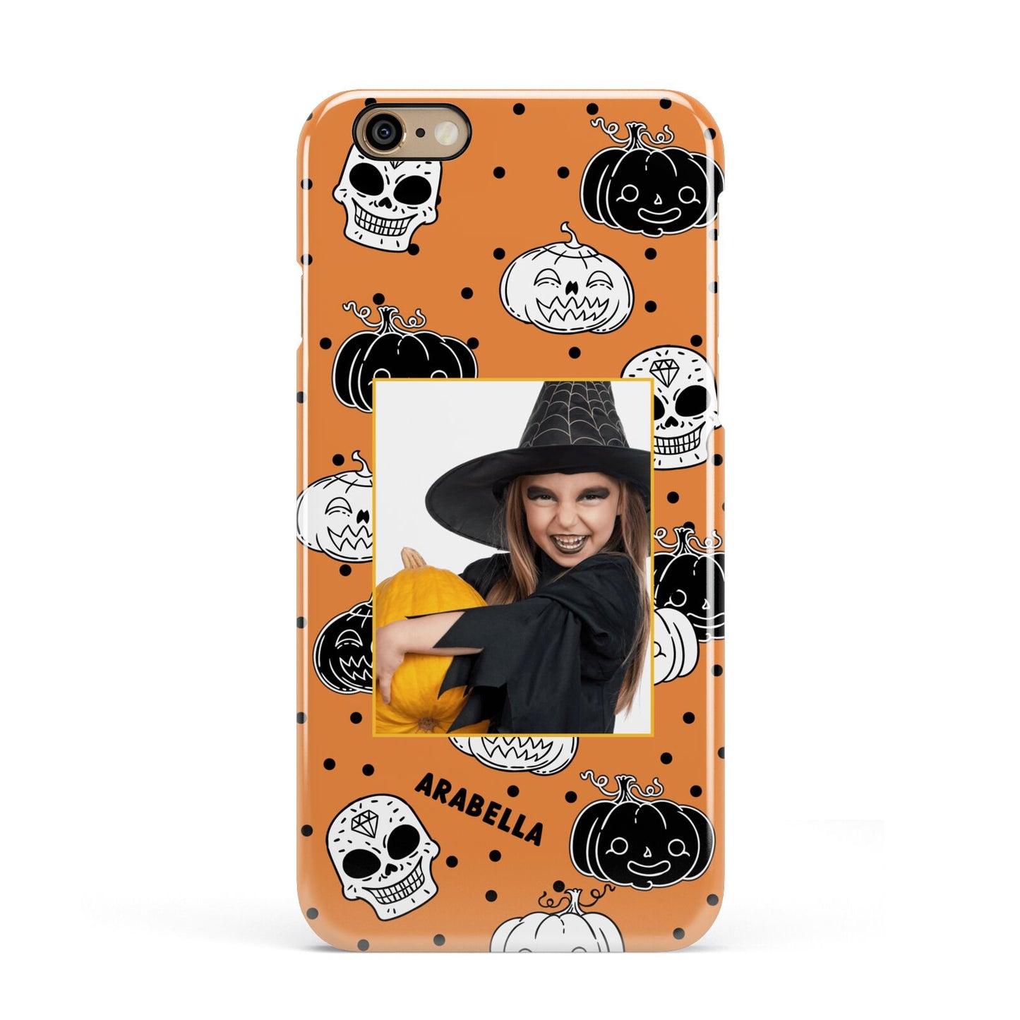 Halloween Pumpkins Photo Upload Apple iPhone 6 3D Snap Case