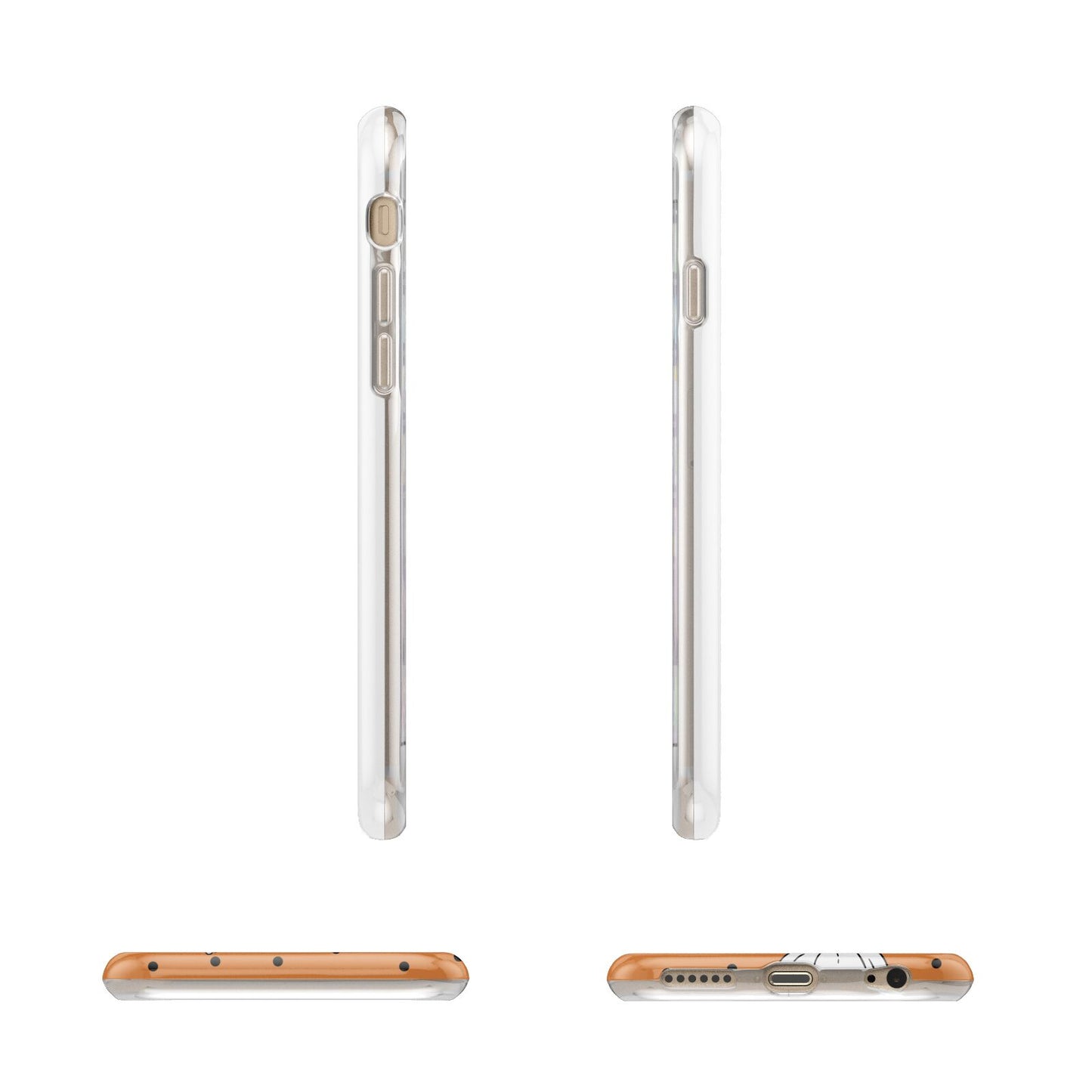 Halloween Pumpkins Photo Upload Apple iPhone 6 3D Wrap Tough Case Alternative Image Angles