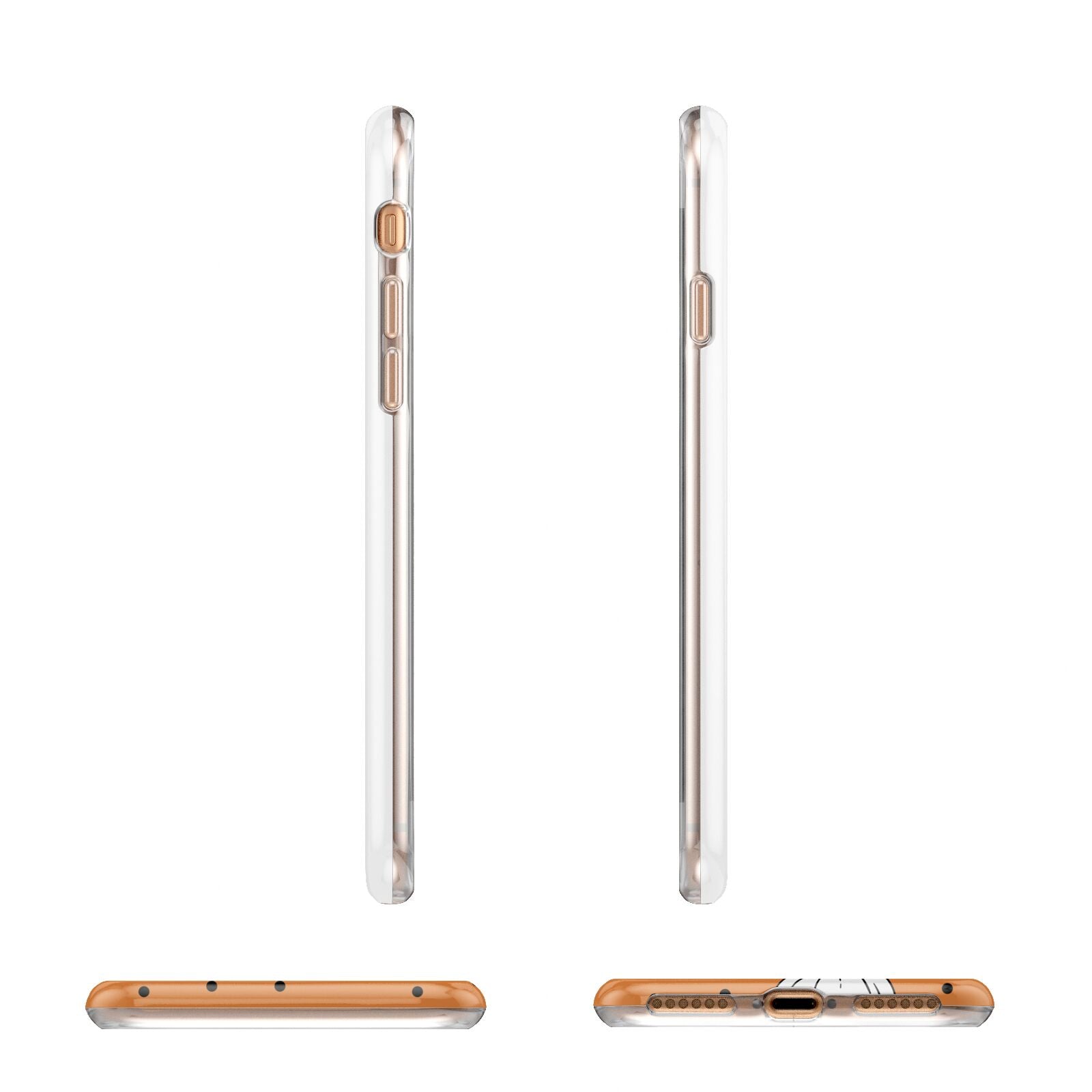 Halloween Pumpkins Photo Upload Apple iPhone 7 8 3D Wrap Tough Case Alternative Image Angles