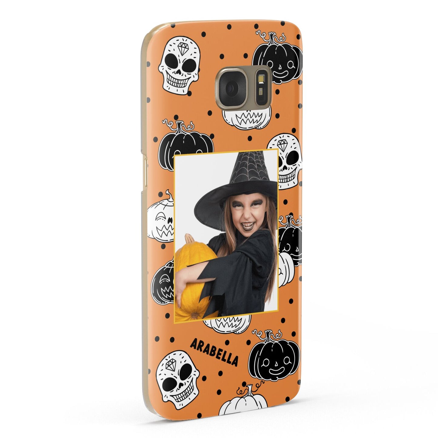 Halloween Pumpkins Photo Upload Samsung Galaxy Case Fourty Five Degrees