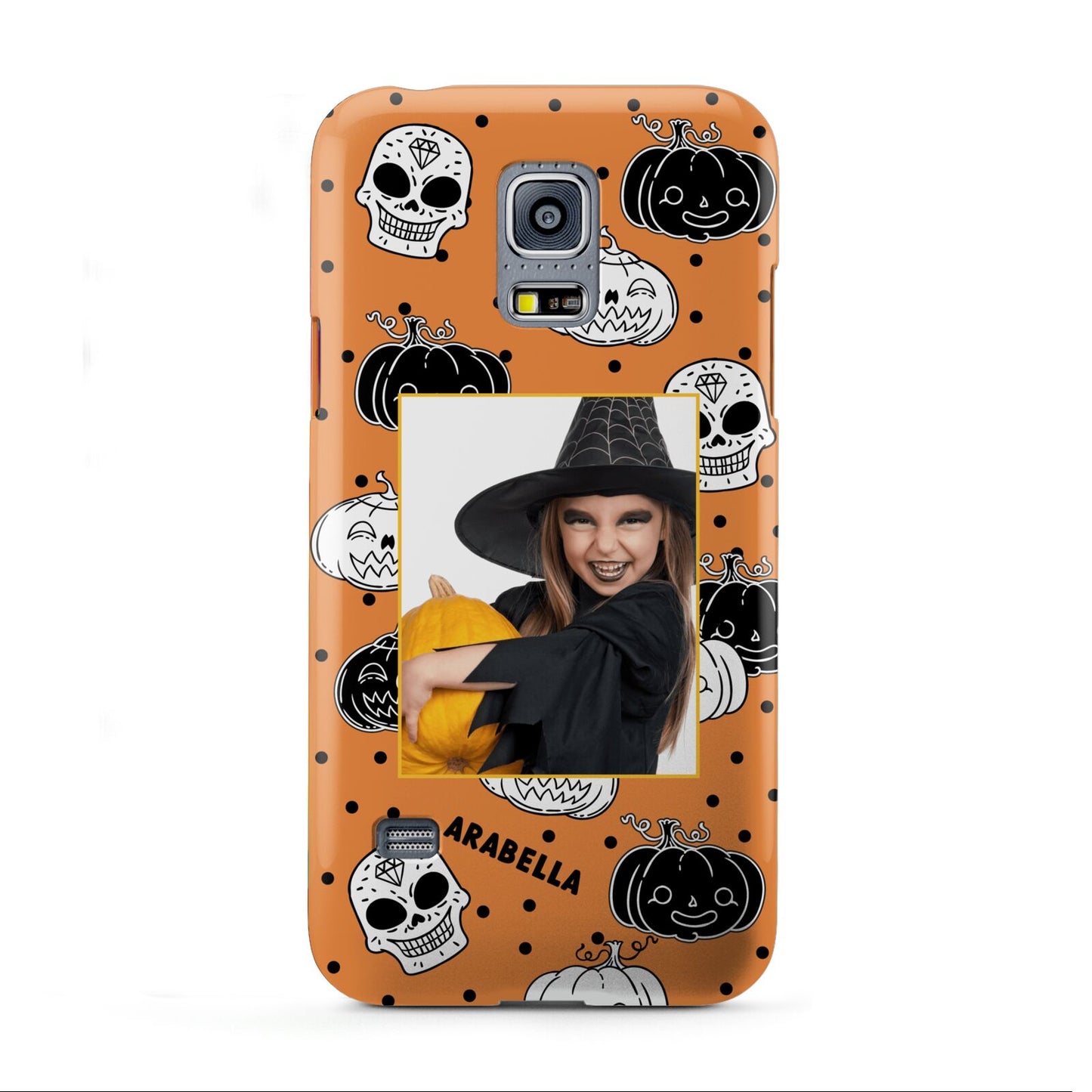 Halloween Pumpkins Photo Upload Samsung Galaxy S5 Mini Case