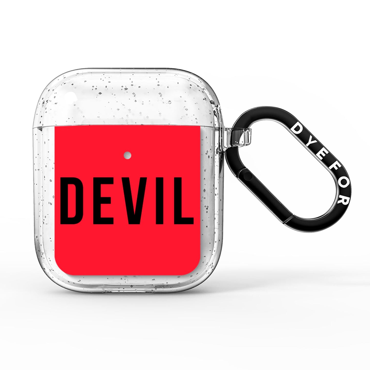 Halloween Red Devil AirPods Glitter Case