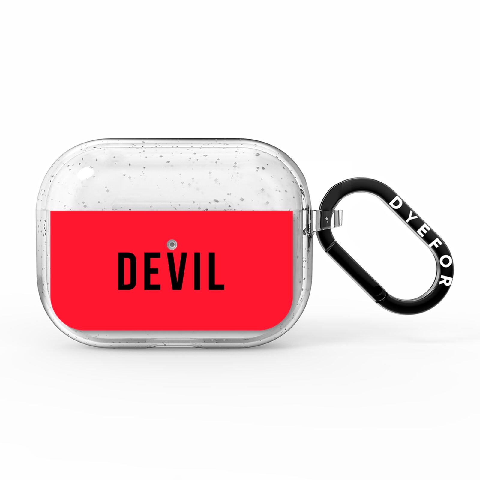 Halloween Red Devil AirPods Pro Glitter Case