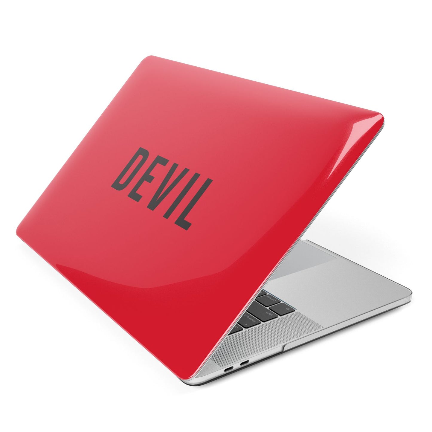 Halloween Red Devil Apple MacBook Case Side View