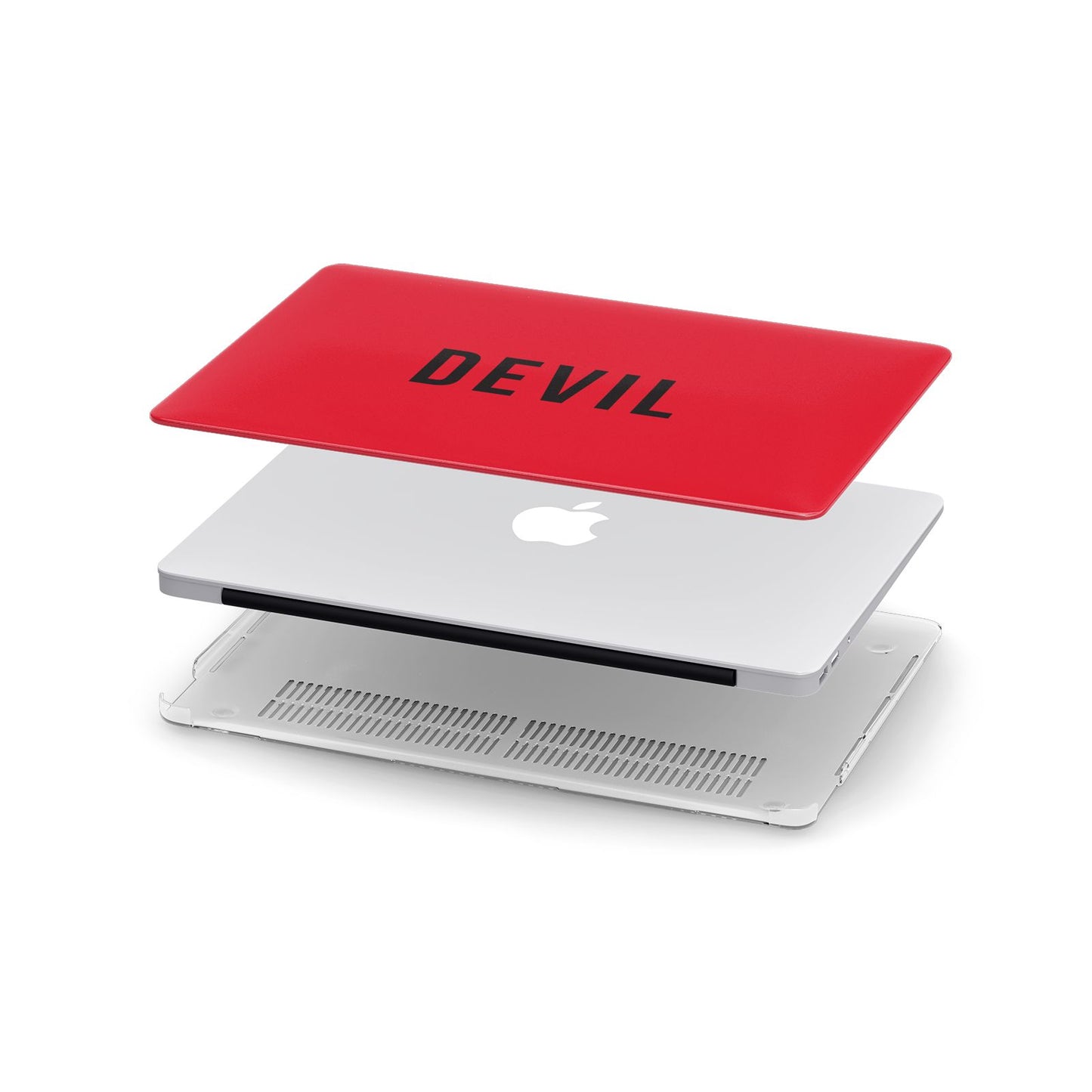 Halloween Red Devil Apple MacBook Case in Detail