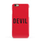 Halloween Red Devil Apple iPhone 6 3D Snap Case