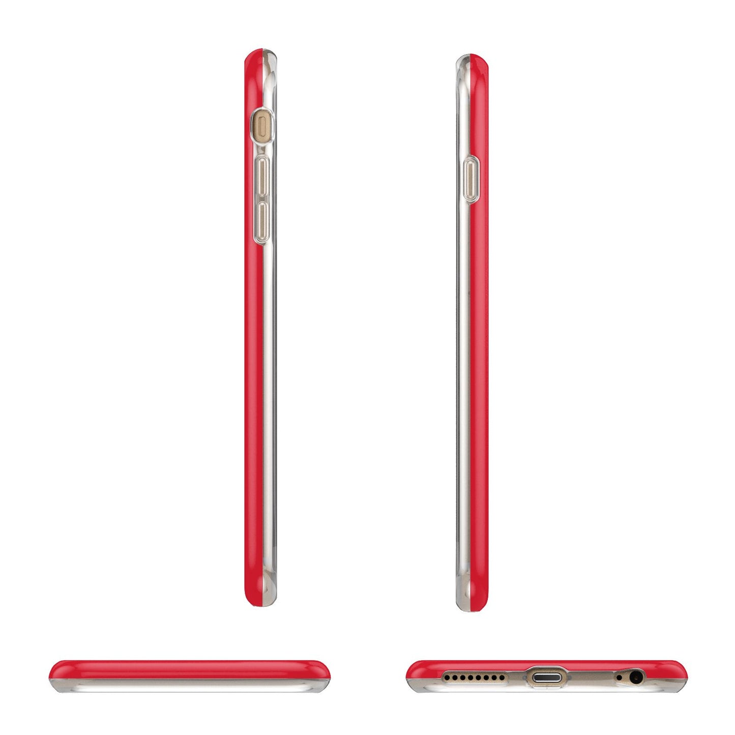 Halloween Red Devil Apple iPhone 6 Plus 3D Wrap Tough Case Alternative Image Angles