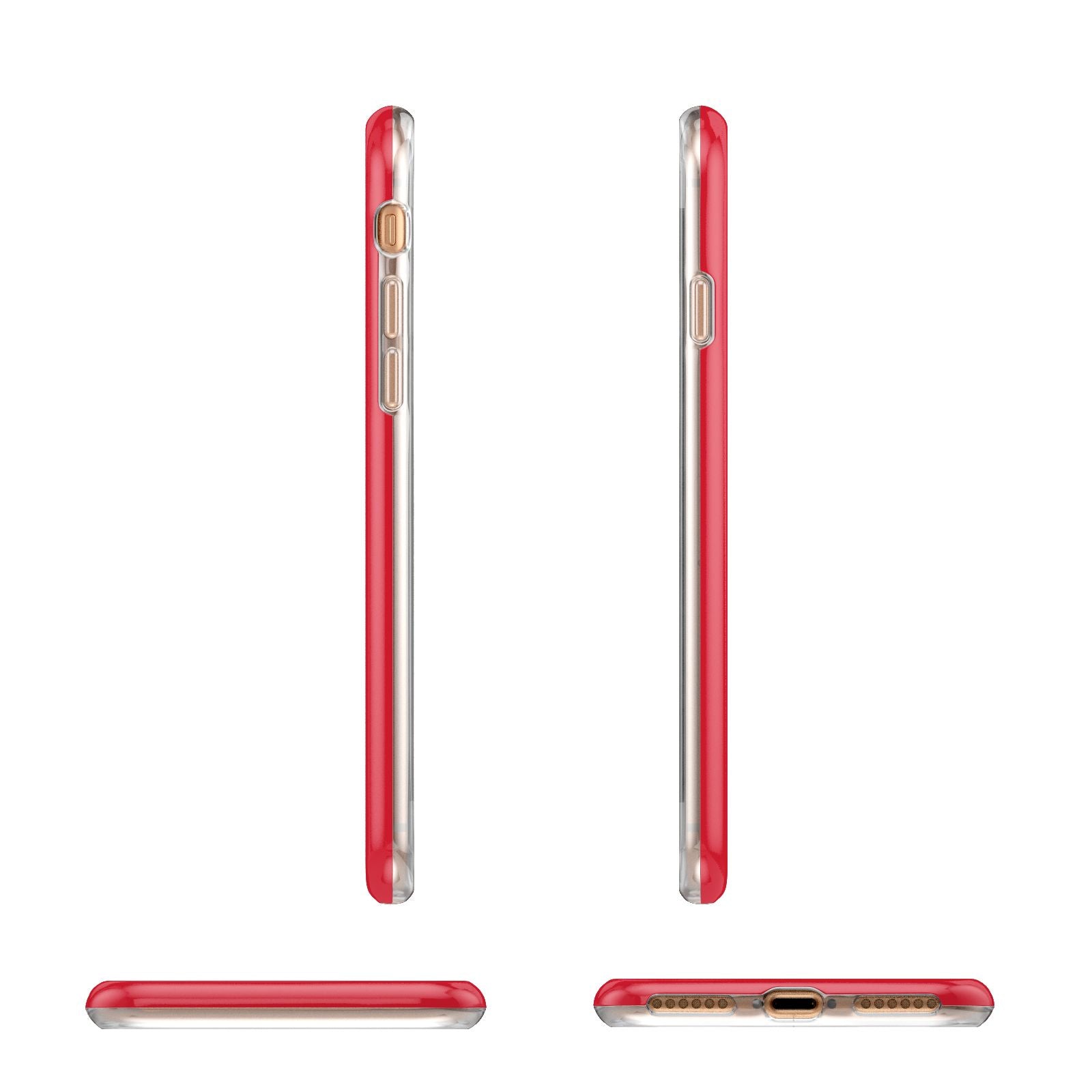Halloween Red Devil Apple iPhone 7 8 3D Wrap Tough Case Alternative Image Angles