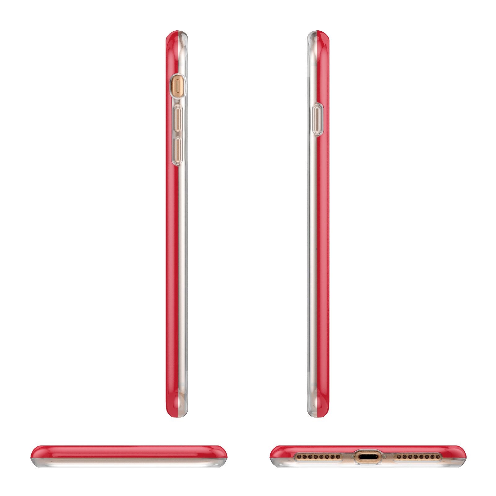 Halloween Red Devil Apple iPhone 7 8 Plus 3D Wrap Tough Case Alternative Image Angles